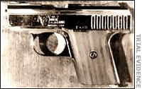 Raven Automatic gun, police evidence